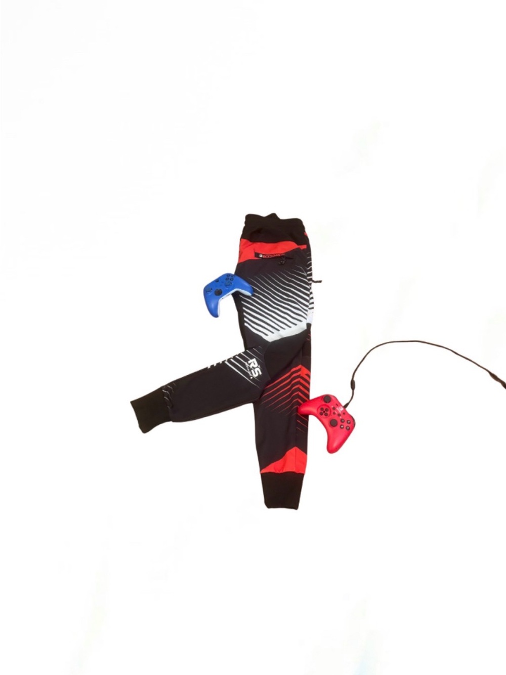 Kids Red and Black Graphic Jogger Pants - RDK Sports